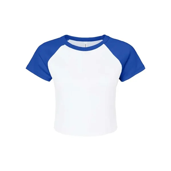BELLA + CANVAS Women's Micro Rib Raglan Baby Tee - BELLA + CANVAS Women's Micro Rib Raglan Baby Tee - Image 15 of 16