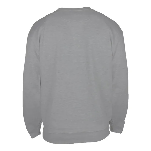 Badger Unisex Pocket Crewneck Sweatshirt
