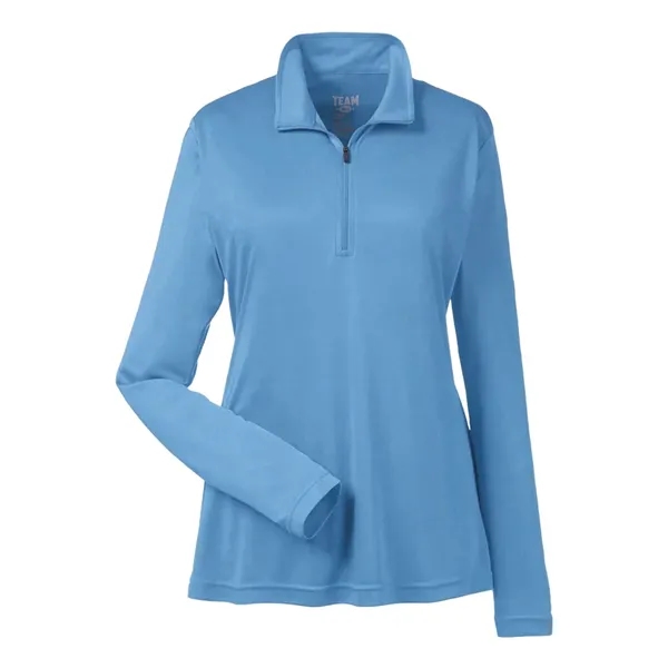 Team 365 Women's Zone Performance Quarter-Zip Pullover - Team 365 Women's Zone Performance Quarter-Zip Pullover - Image 6 of 12