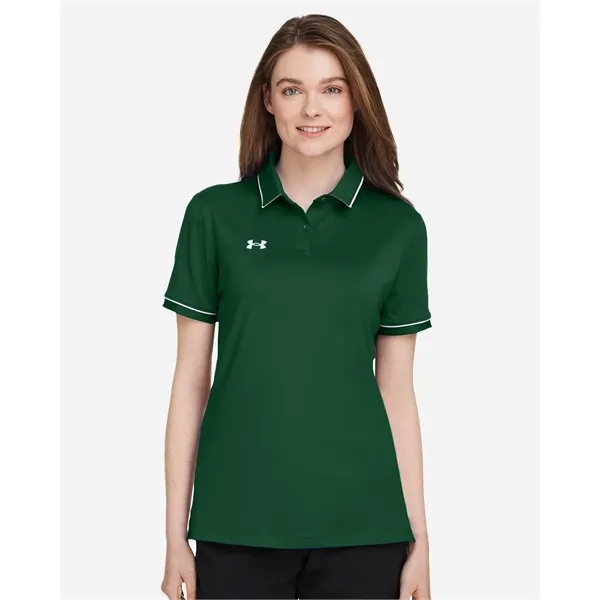 Under Armour Women's Tipped Teams Performance Polo - Under Armour Women's Tipped Teams Performance Polo - Image 0 of 12