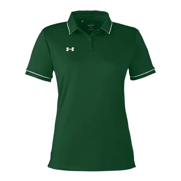 Under Armour Women's Tipped Teams Performance Polo - Under Armour Women's Tipped Teams Performance Polo - Image 3 of 12