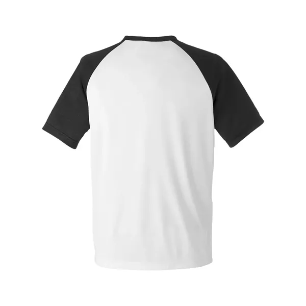 Team 365 Unisex Zone Colorblock Raglan T-Shirt - Team 365 Unisex Zone Colorblock Raglan T-Shirt - Image 10 of 12