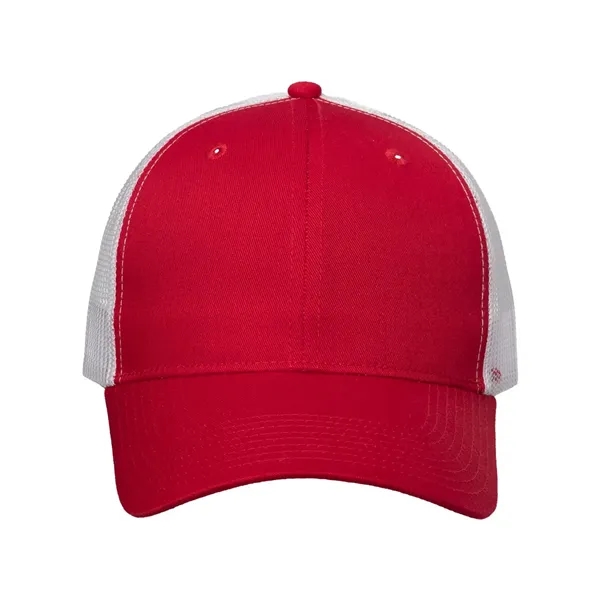 Valucap Mesh-Back Twill Trucker Cap - Valucap Mesh-Back Twill Trucker Cap - Image 12 of 18