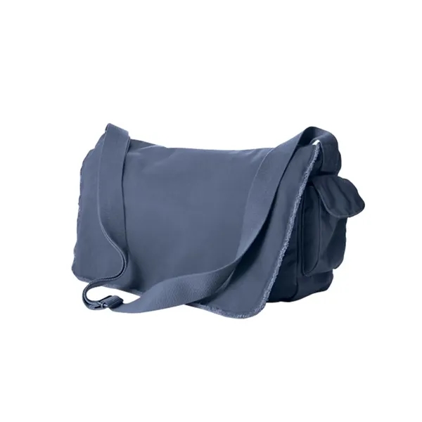 Authentic Pigment Pigment-Dyed Raw Edge Messenger Bag - Authentic Pigment Pigment-Dyed Raw Edge Messenger Bag - Image 0 of 0