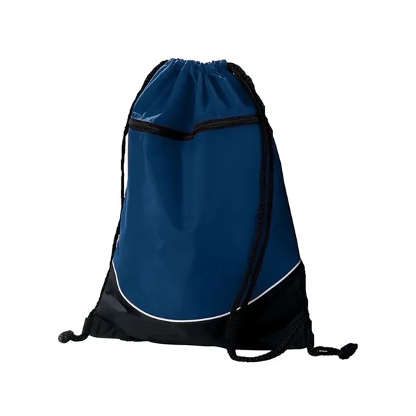 Augusta Sportswear Tri-Color Drawstring Backpack - Augusta Sportswear Tri-Color Drawstring Backpack - Image 4 of 7