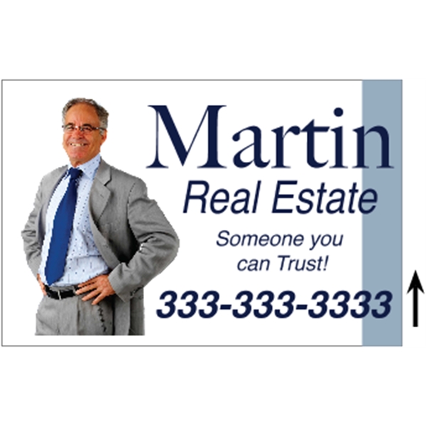 18" x 12" 4CP Corrugated Sign - 18" x 12" 4CP Corrugated Sign - Image 5 of 8