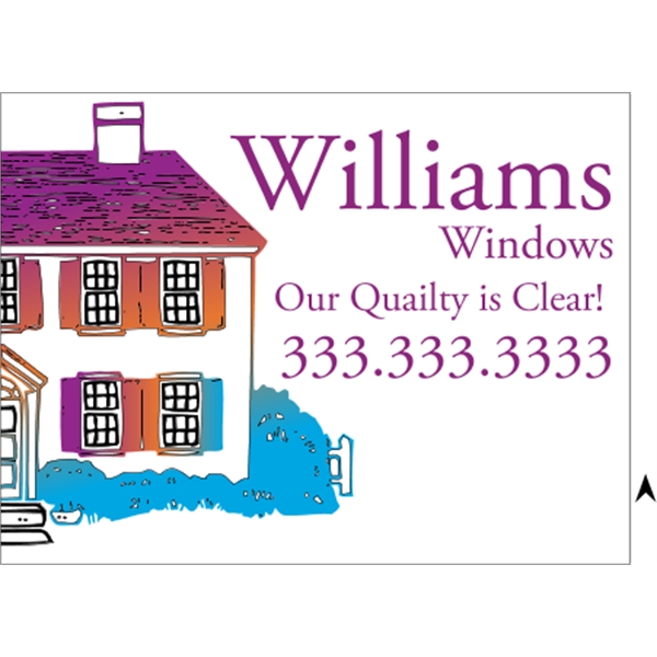 24" x 18" 4CP Corrugated Sign - 24" x 18" 4CP Corrugated Sign - Image 1 of 8