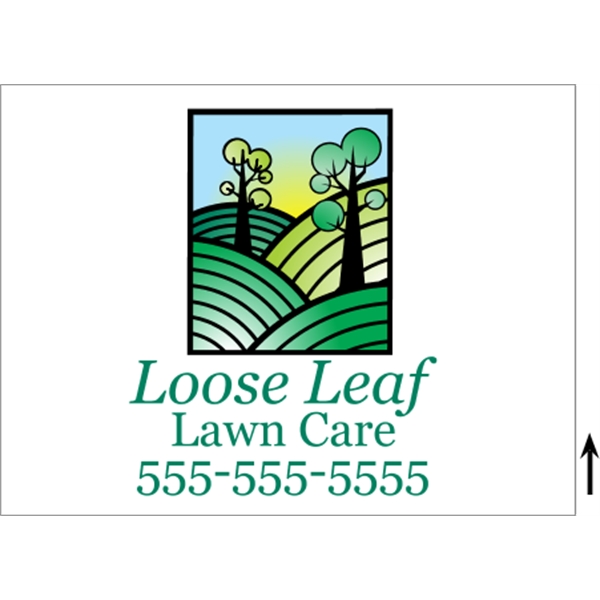24" x 18" 4CP Corrugated Sign - 24" x 18" 4CP Corrugated Sign - Image 8 of 8