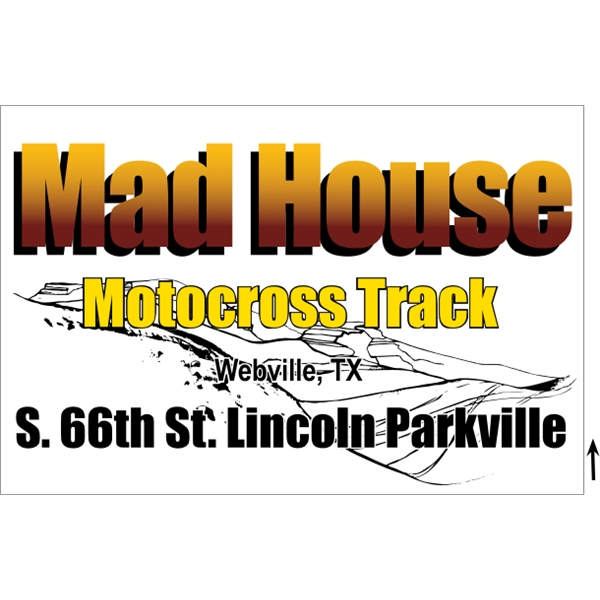 36" x 24" 4CP Corrugated Sign - 36" x 24" 4CP Corrugated Sign - Image 3 of 8