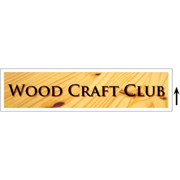 24" x 6" 4CP Corrugated Sign