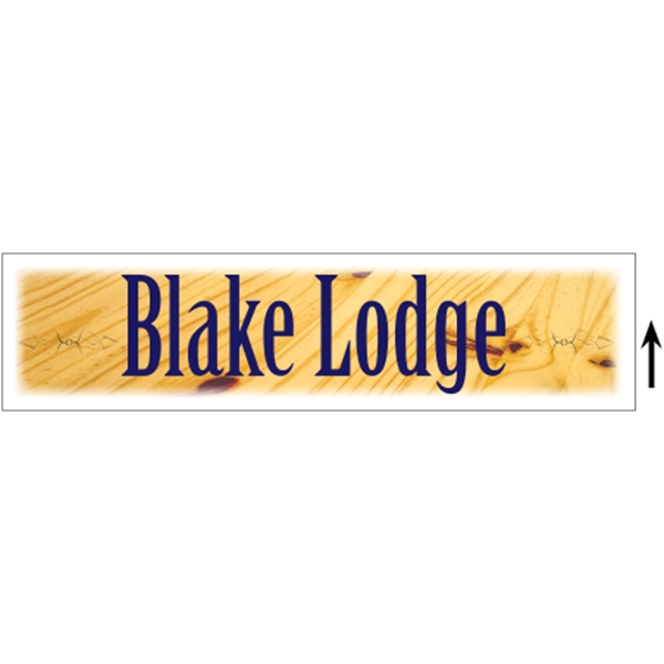 24" x 6" 4CP Corrugated Sign