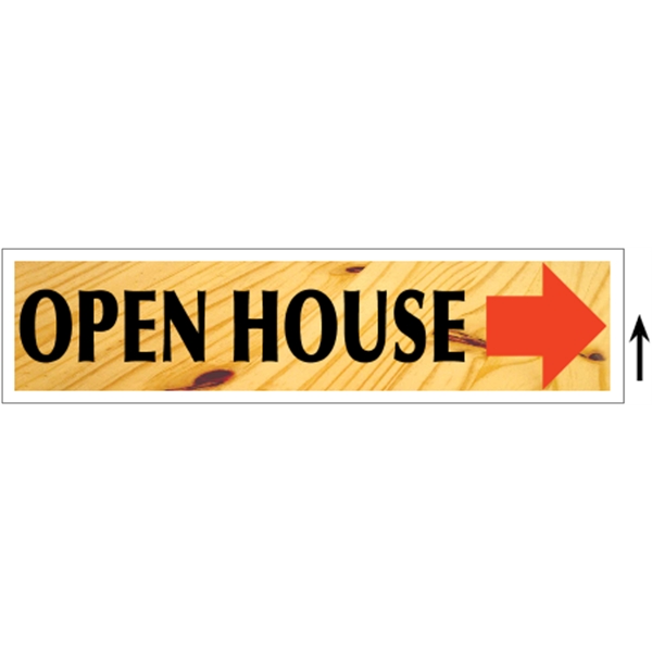 24" x 6" 4CP Corrugated Sign