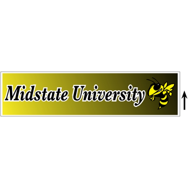 24" x 6" 4CP Corrugated Sign