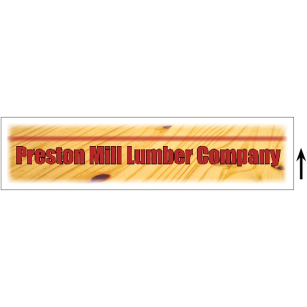 24" x 6" 4CP Corrugated Sign