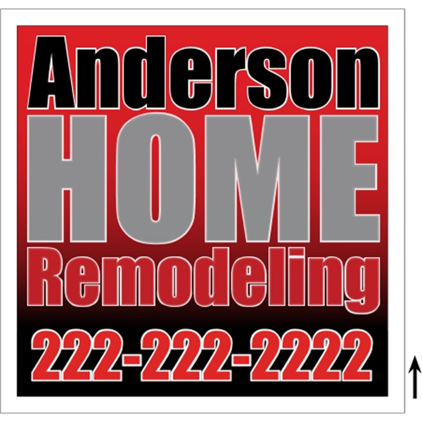 24" X 24" 4CP Corrugated Sign - 24" X 24" 4CP Corrugated Sign - Image 1 of 9