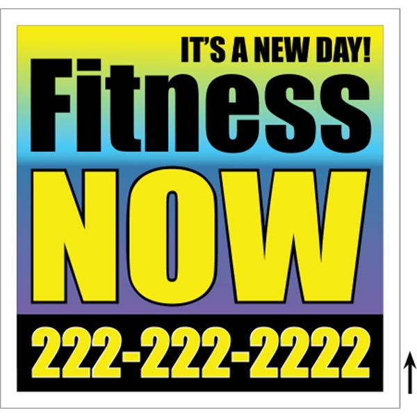24" X 24" 4CP Corrugated Sign - 24" X 24" 4CP Corrugated Sign - Image 3 of 9