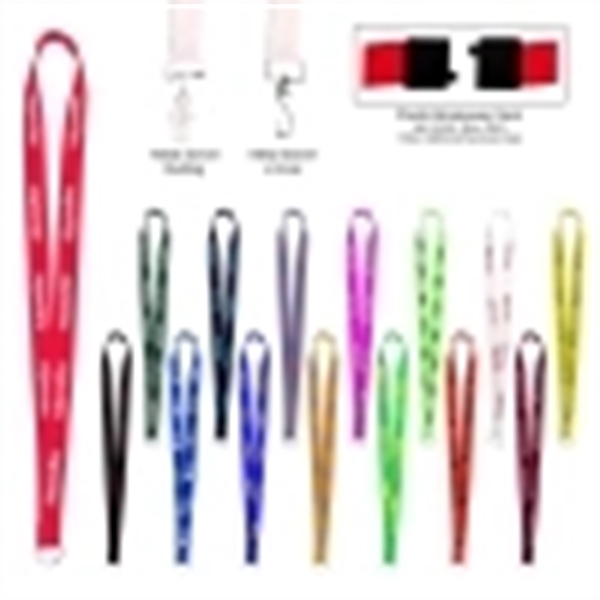 Sewn Screen Printed Polyester Value Lanyard - Sewn Screen Printed Polyester Value Lanyard - Image 26 of 34