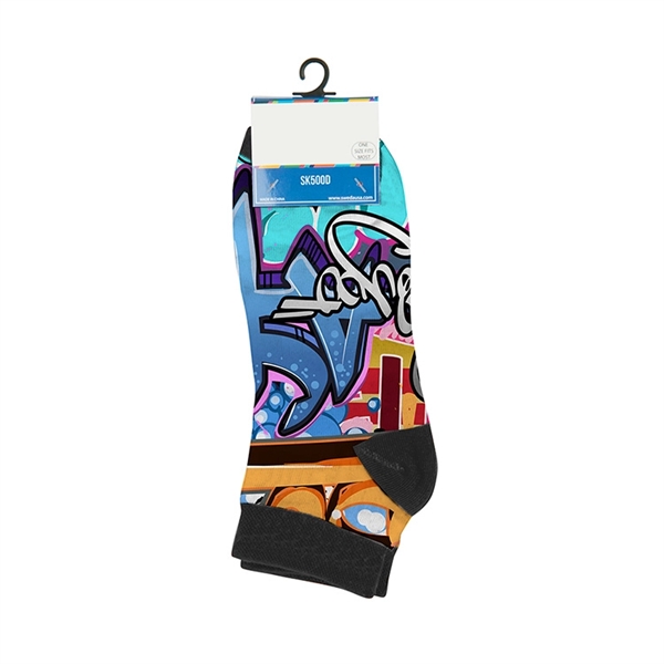 Custom Short Sport Style Socks - Digital Sublimation - Custom Short Sport Style Socks - Digital Sublimation - Image 3 of 3