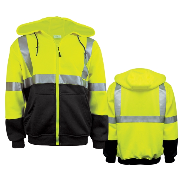 High-Visibility Hooded Sweatshirt - High-Visibility Hooded Sweatshirt - Image 0 of 2