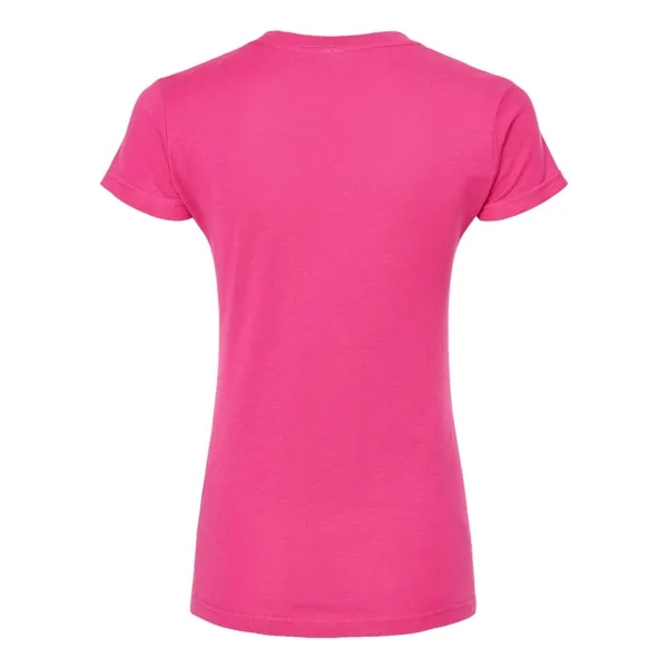 Tultex Women's Fine Jersey V-Neck T-Shirt - Tultex Women's Fine Jersey V-Neck T-Shirt - Image 8 of 18