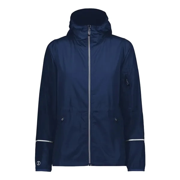 Holloway Women's Packable Hooded Jacket - Holloway Women's Packable Hooded Jacket - Image 11 of 18