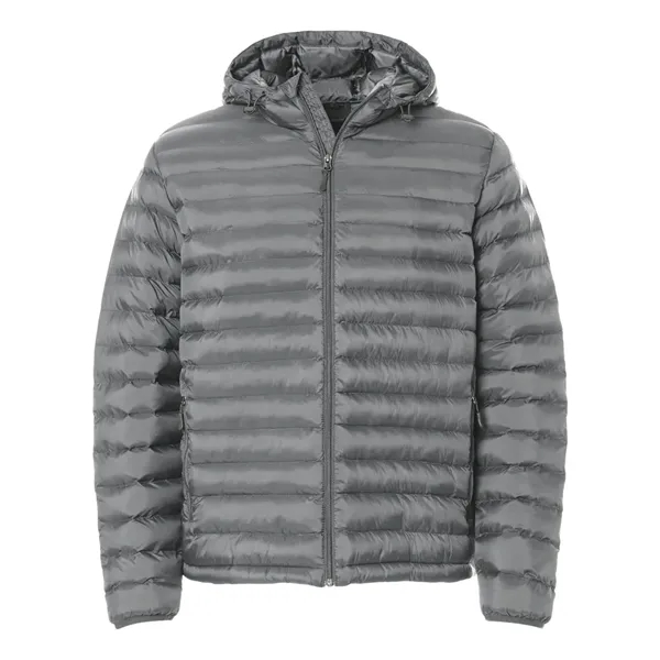Weatherproof Men's Lightweight Poly-filled Hooded Puffer ... - Weatherproof Men's Lightweight Poly-filled Hooded Puffer ... - Image 3 of 6