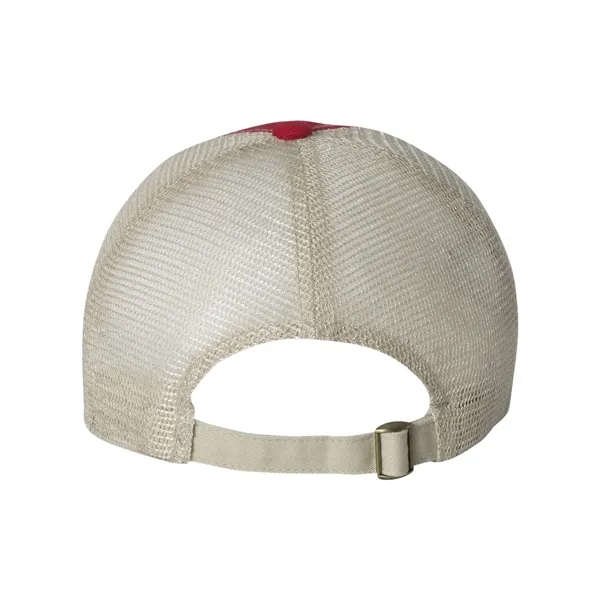 Valucap Contrast-Stitch Mesh-Back Cap