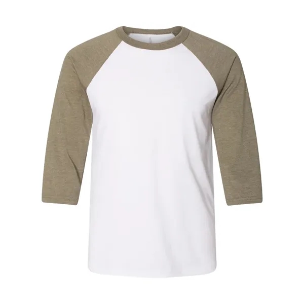 BELLA + CANVAS Unisex Three-Quarter Sleeve Baseball Tee - BELLA + CANVAS Unisex Three-Quarter Sleeve Baseball Tee - Image 60 of 89
