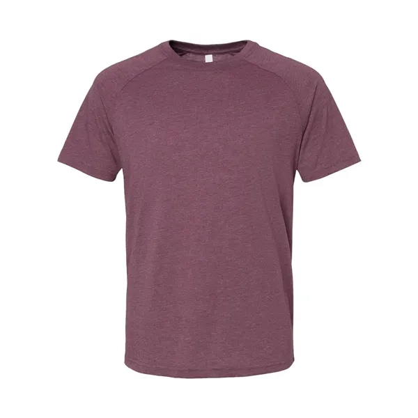 BELLA + CANVAS Men's Heather CVC Raglan Tee - BELLA + CANVAS Men's Heather CVC Raglan Tee - Image 9 of 20
