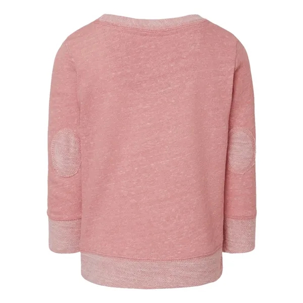 Rabbit Skins Toddler Harborside Melange French Terry Crew... - Rabbit Skins Toddler Harborside Melange French Terry Crew... - Image 4 of 10