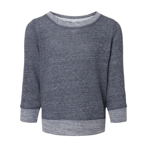 Rabbit Skins Toddler Harborside Melange French Terry Crew... - Rabbit Skins Toddler Harborside Melange French Terry Crew... - Image 5 of 10