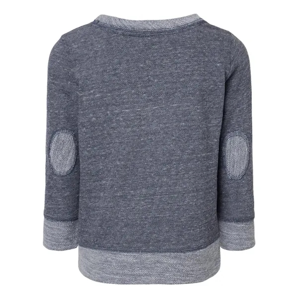 Rabbit Skins Toddler Harborside Melange French Terry Crew... - Rabbit Skins Toddler Harborside Melange French Terry Crew... - Image 6 of 10