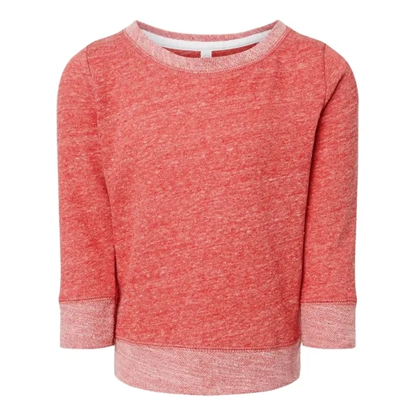 Rabbit Skins Toddler Harborside Melange French Terry Crew... - Rabbit Skins Toddler Harborside Melange French Terry Crew... - Image 7 of 10