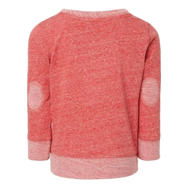 Rabbit Skins Toddler Harborside Melange French Terry Crew... - Rabbit Skins Toddler Harborside Melange French Terry Crew... - Image 8 of 10