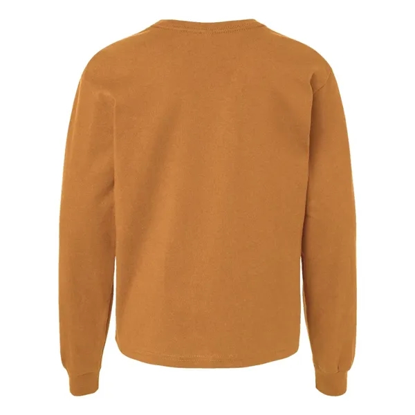 BELLA + CANVAS Youth 6oz. Heavyweight Long Sleeve Tee - BELLA + CANVAS Youth 6oz. Heavyweight Long Sleeve Tee - Image 18 of 24