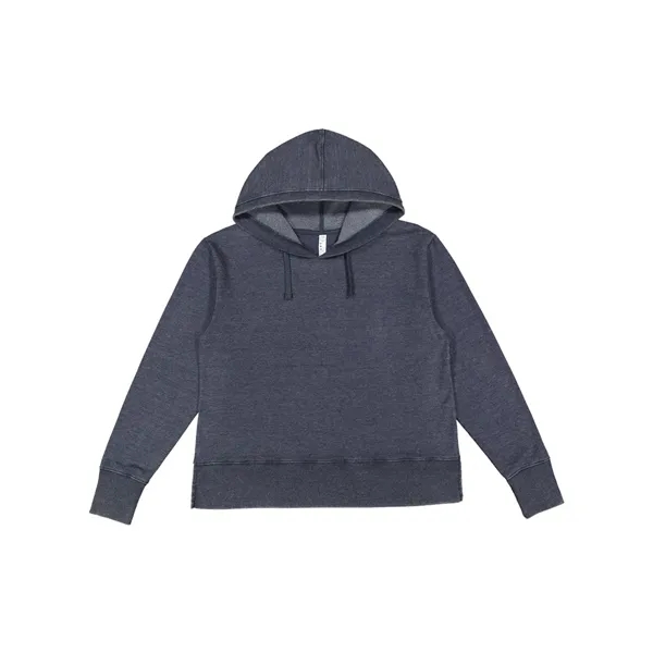 LAT Women's Vintage Wash Hoodie Sweatshirt - LAT Women's Vintage Wash Hoodie Sweatshirt - Image 7 of 14