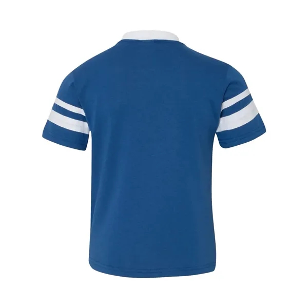 Augusta Sportswear Youth V-Neck Jersey with Striped Sleeves - Augusta Sportswear Youth V-Neck Jersey with Striped Sleeves - Image 20 of 23