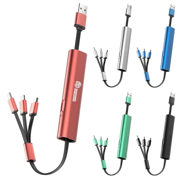 3-In-1 Storage USB Charger - 3-In-1 Storage USB Charger - Image 0 of 5