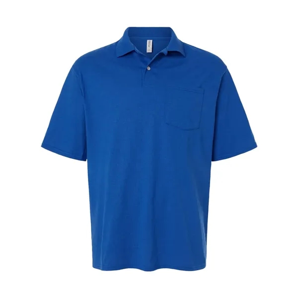 JERZEES Men's Dri-Power® Polo with Pocket - JERZEES Men's Dri-Power® Polo with Pocket - Image 7 of 12