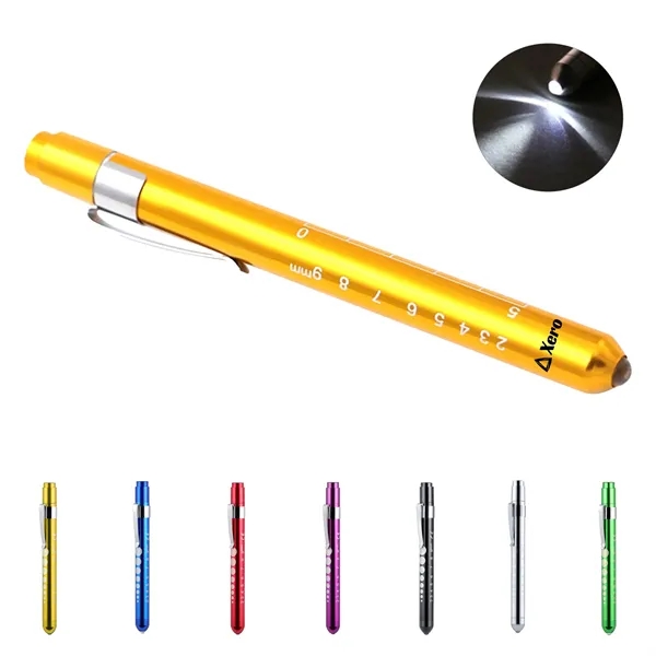 Aluminum Medical Nurse Penlight With Pupil Gauge - Aluminum Medical Nurse Penlight With Pupil Gauge - Image 0 of 3