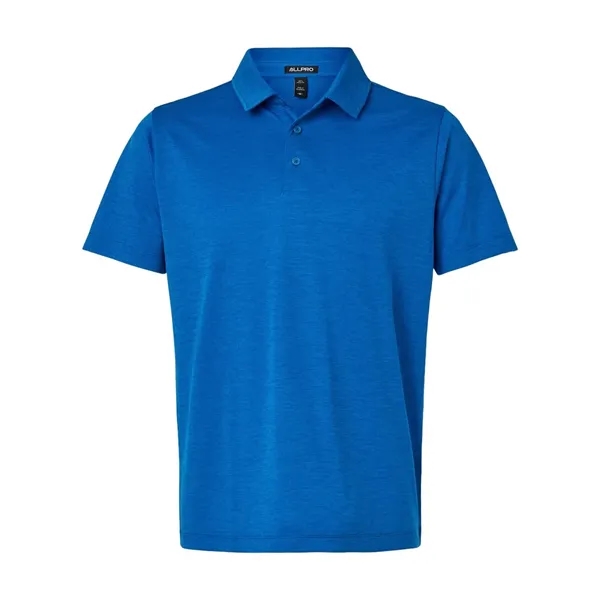 AllPro Men's Pro-Lock Performance Melange Polo - AllPro Men's Pro-Lock Performance Melange Polo - Image 9 of 12