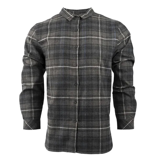 Burnside Women's No Pocket Yarn-Dyed Flannel Shirt - Burnside Women's No Pocket Yarn-Dyed Flannel Shirt - Image 3 of 7