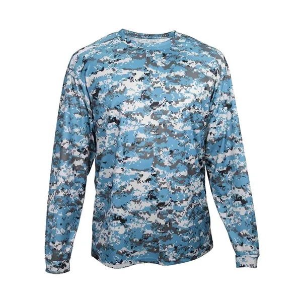 Badger Men's Digital Camo Long Sleeve T-Shirt