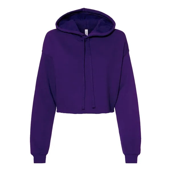 BELLA + CANVAS Women's Crop Fleece Hoodie Sweatshirt - BELLA + CANVAS Women's Crop Fleece Hoodie Sweatshirt - Image 24 of 27
