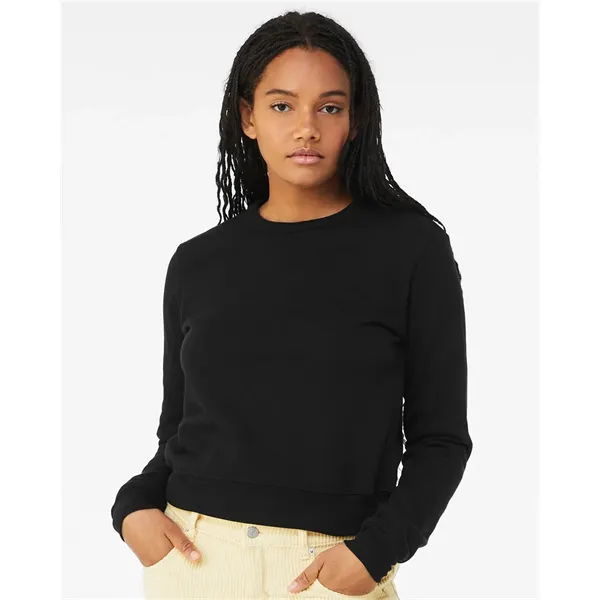 BELLA + CANVAS Women's Sponge Fleece Crewneck Sweatshirt - BELLA + CANVAS Women's Sponge Fleece Crewneck Sweatshirt - Image 0 of 16