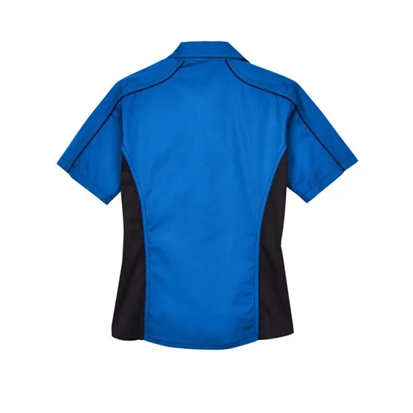 North End Women's Fuse Colorbloack Twill Short Sleeve Shirt - North End Women's Fuse Colorbloack Twill Short Sleeve Shirt - Image 2 of 2