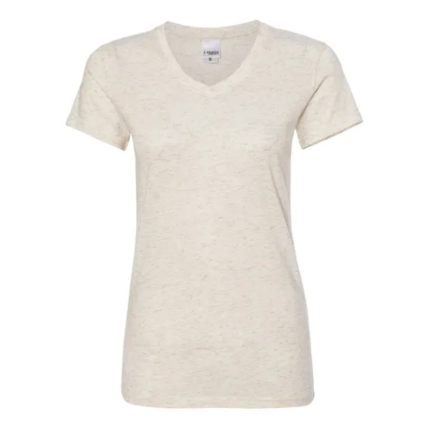 J. America Women's Glitter V-Neck T-Shirt - J. America Women's Glitter V-Neck T-Shirt - Image 9 of 14