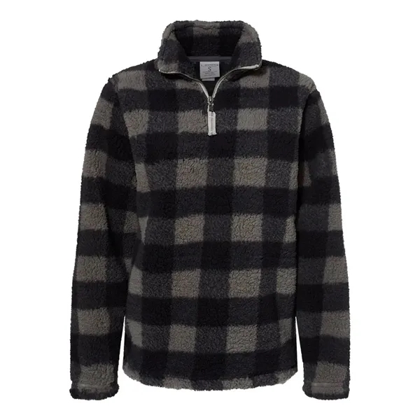 J. America Women's Epic Sherpa Quarter-Zip Pullover - J. America Women's Epic Sherpa Quarter-Zip Pullover - Image 5 of 16