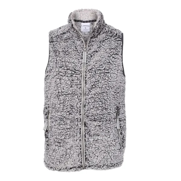 J. America Women's Epic Sherpa Full-Zip Vest - J. America Women's Epic Sherpa Full-Zip Vest - Image 1 of 4