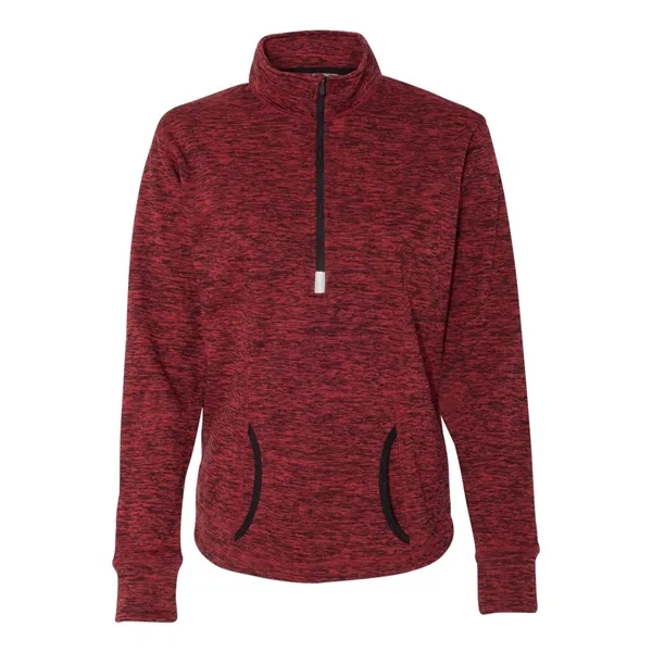 J. America Women's Cosmic Fleece Quarter-Zip Pullover - J. America Women's Cosmic Fleece Quarter-Zip Pullover - Image 22 of 25